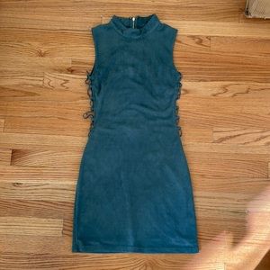 windsor suede mini dress